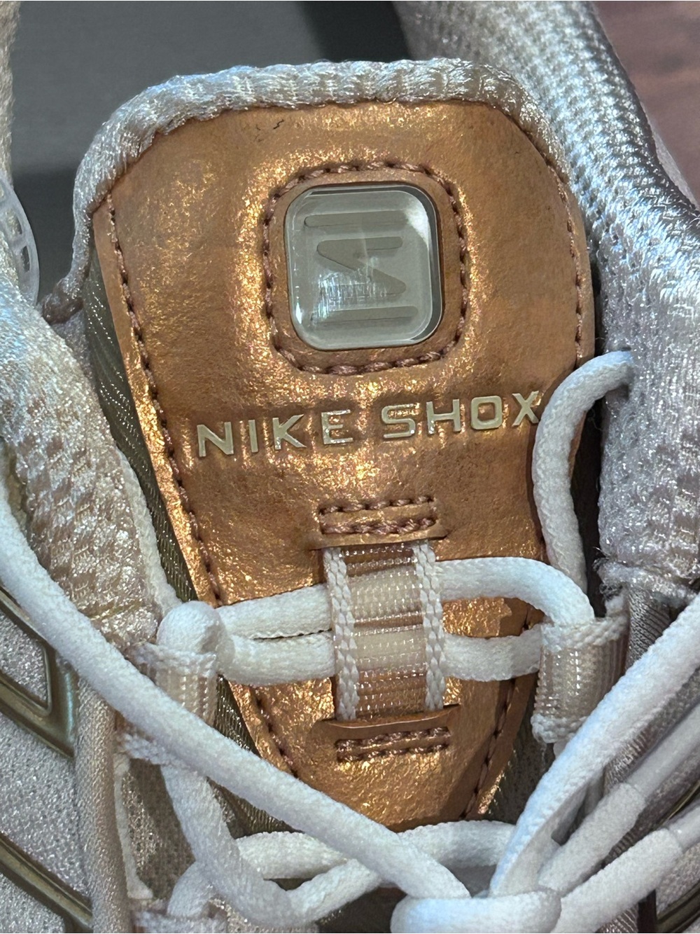 NEW Nike Shox TL Metallic Gold/Celestial Gold/Copper IM7189 113 Women’s US 7.5 - Picture 8 of 13